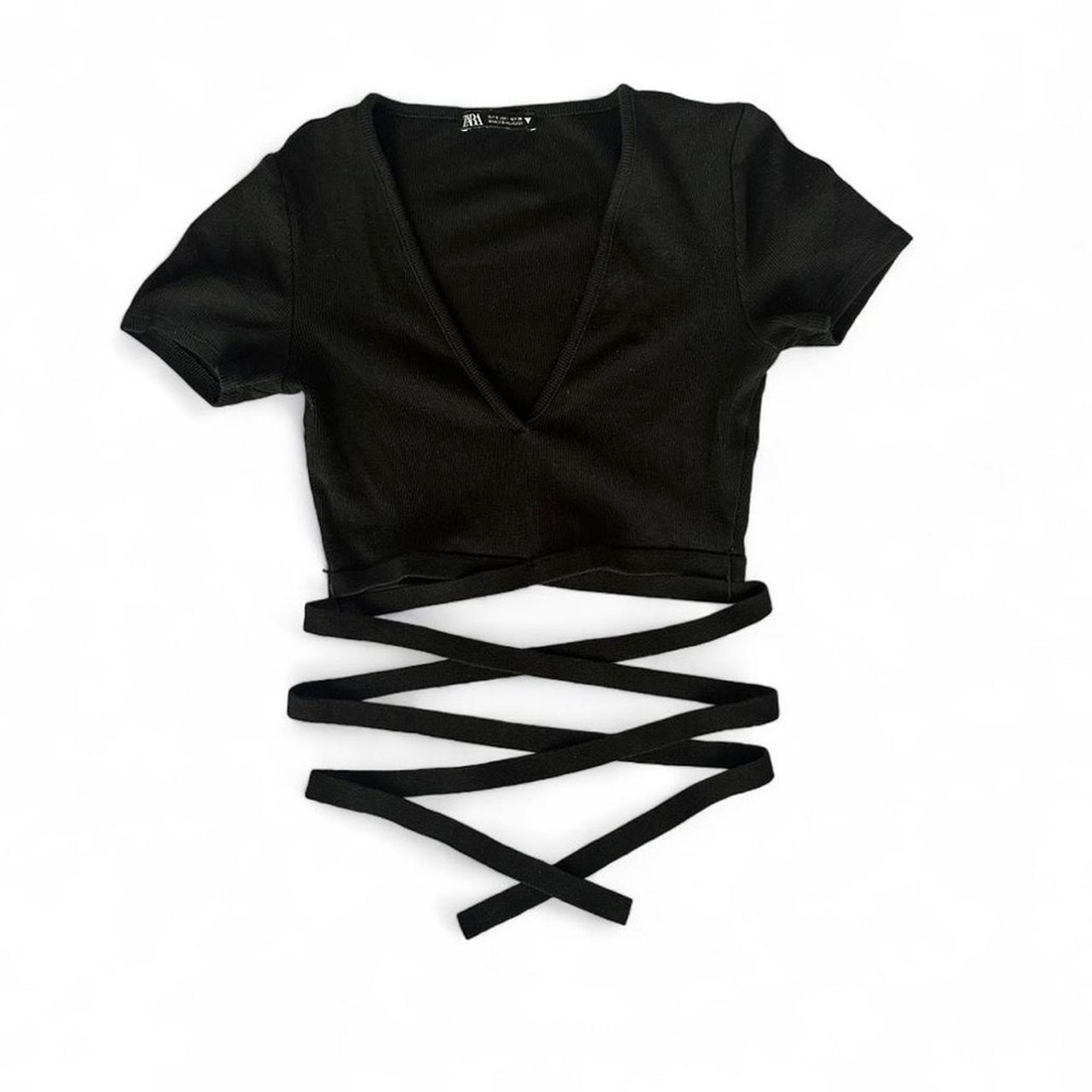 Zara V-Neck Wrap Top